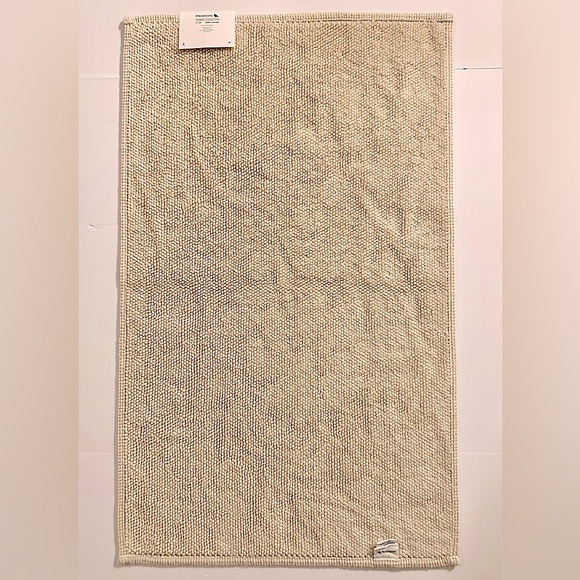 🎁Piscatextil Organic Collection Bath Mat - 21” x 34” - Begona - Natural - Picture 3 of 7